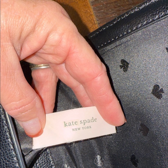 Kate Spade Black Crossbody Bag with Chain Detail - Picture 9 of 14